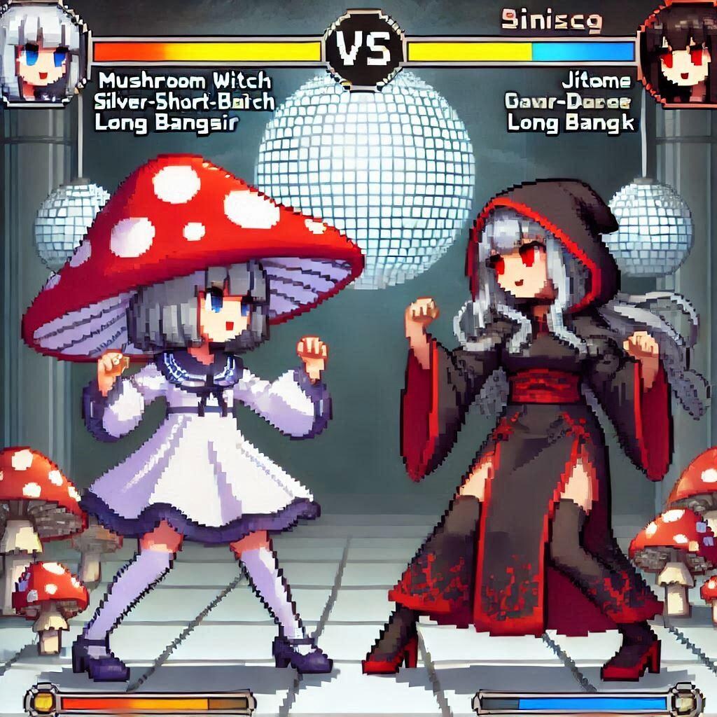 きのこの魔女対悪魔神官ちゃん