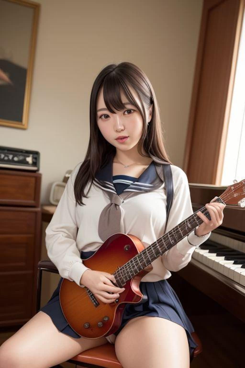 セーラー服ギタリスト