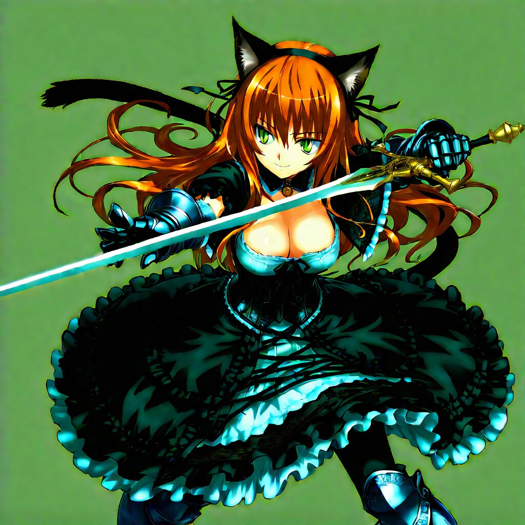 騎士風キャットガールちちぷいバージョン