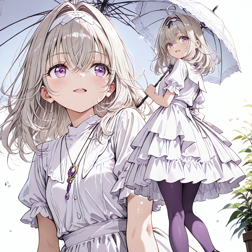 白・森亜るるか | の人気AIイラスト・グラビア
