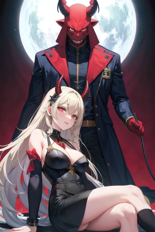 背中の悪魔 | の人気AIイラスト・グラビア