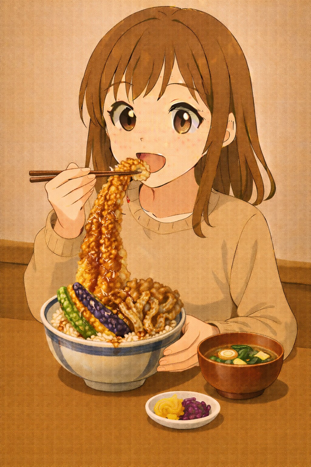 穴子天丼