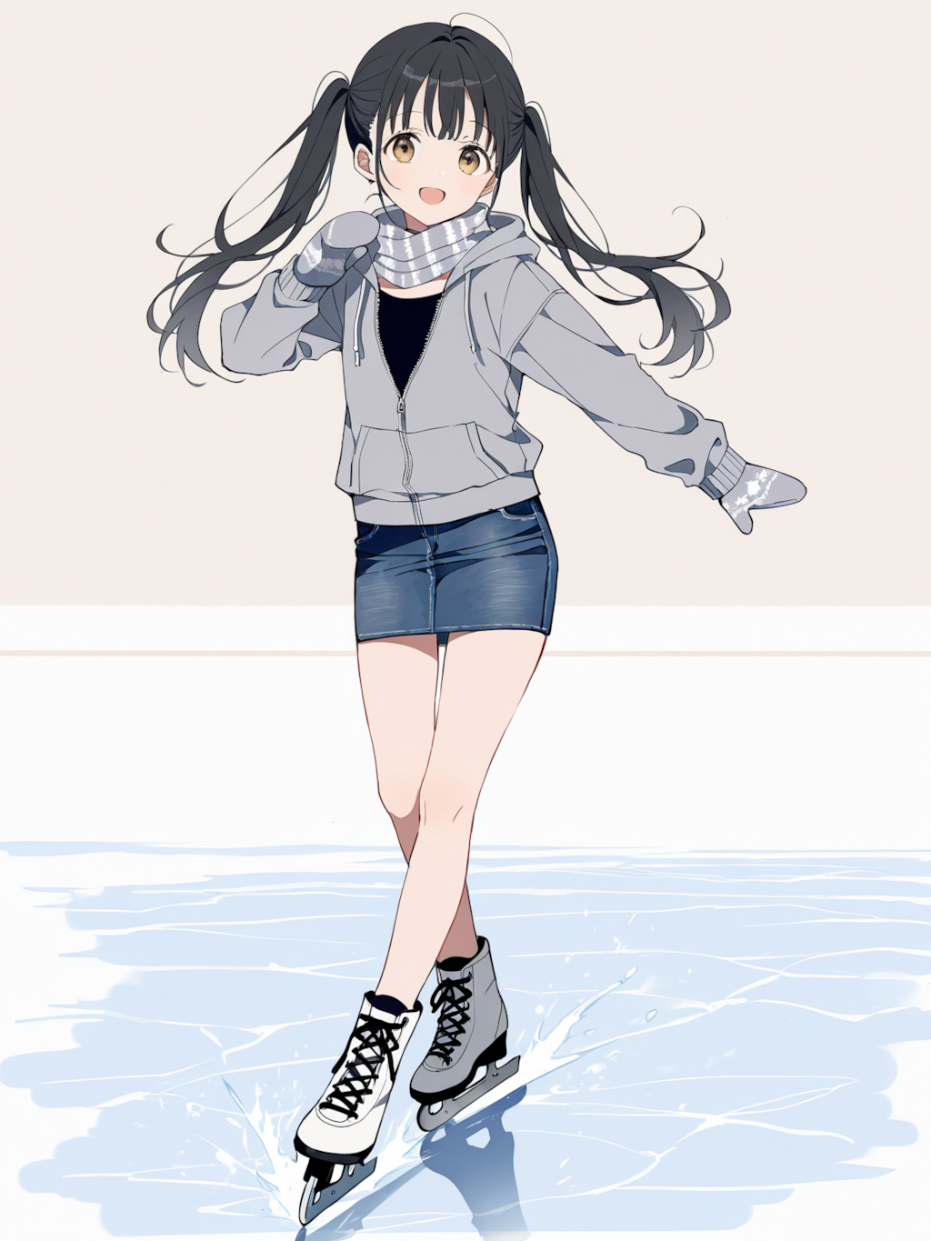 冬はアイススケート！