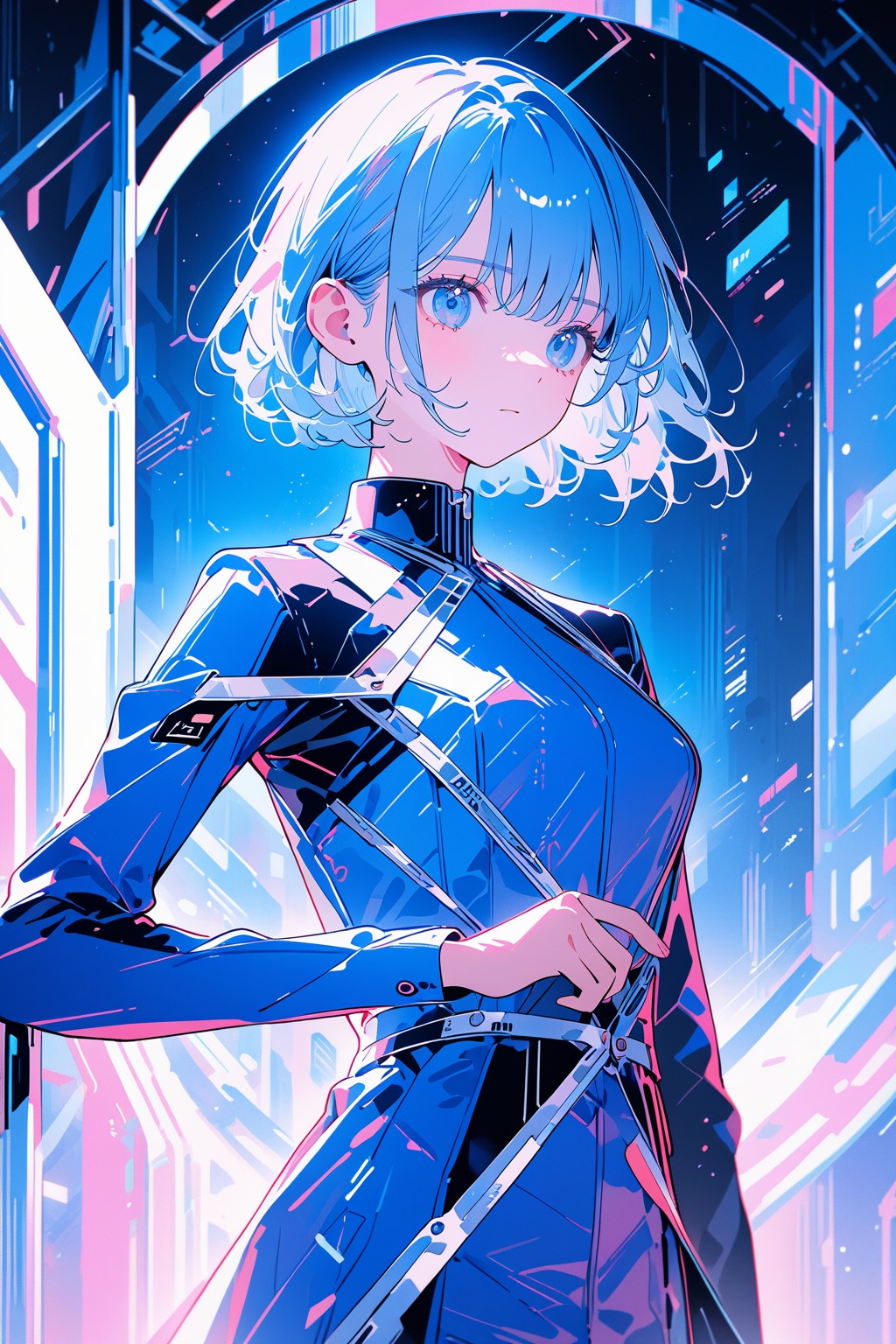 半導体メーカーを擬人化してみたよ♥　TEL子ちゃん | の人気AIイラスト・グラビア