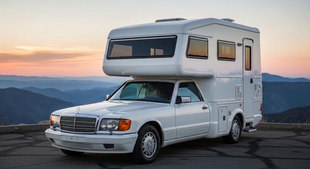 メルセデスベンツクーペキャンピングカー