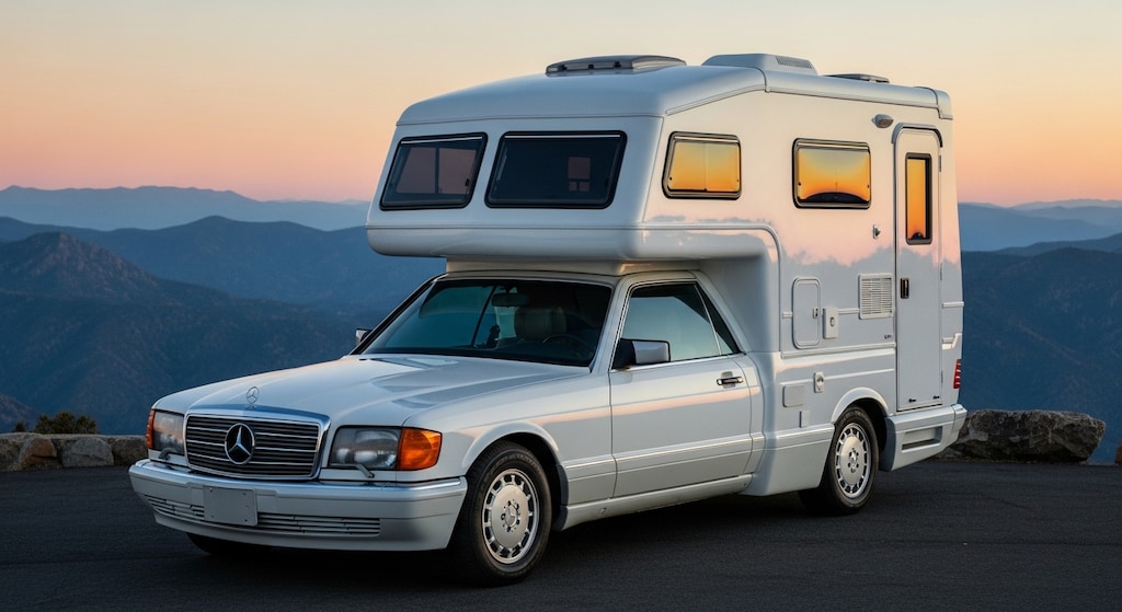 メルセデスベンツクーペキャンピングカー