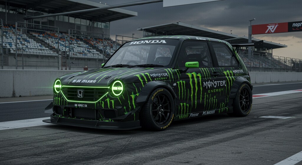 モンスターエナジーN360レーシングカー