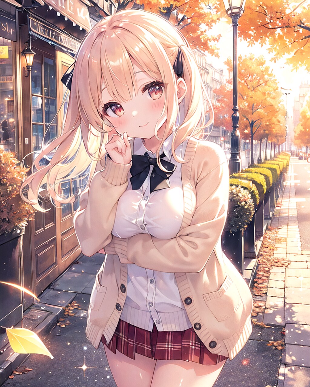 夕焼け、帰り道