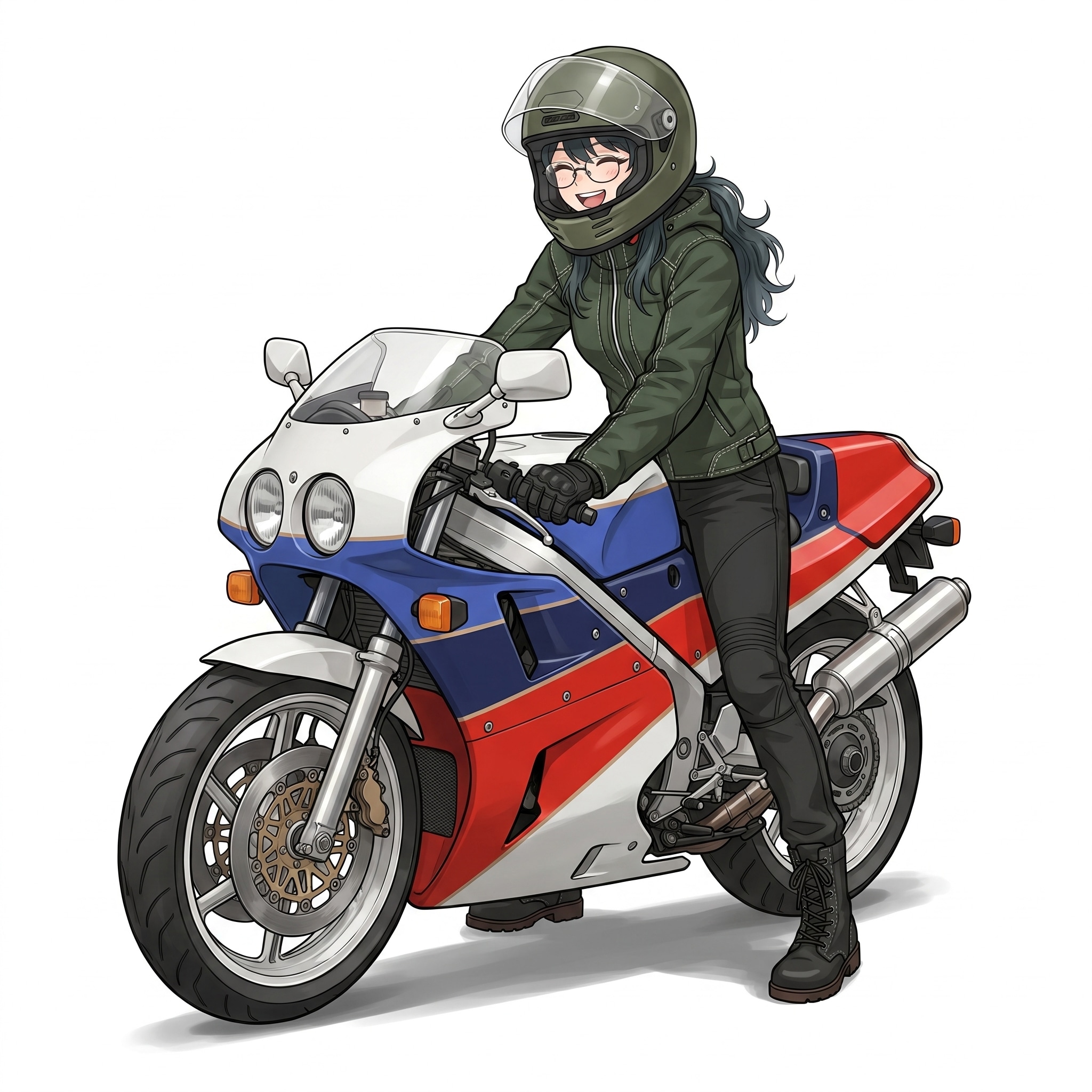 <全員>バイクガチャ12周目 | の人気AIイラスト・グラビア