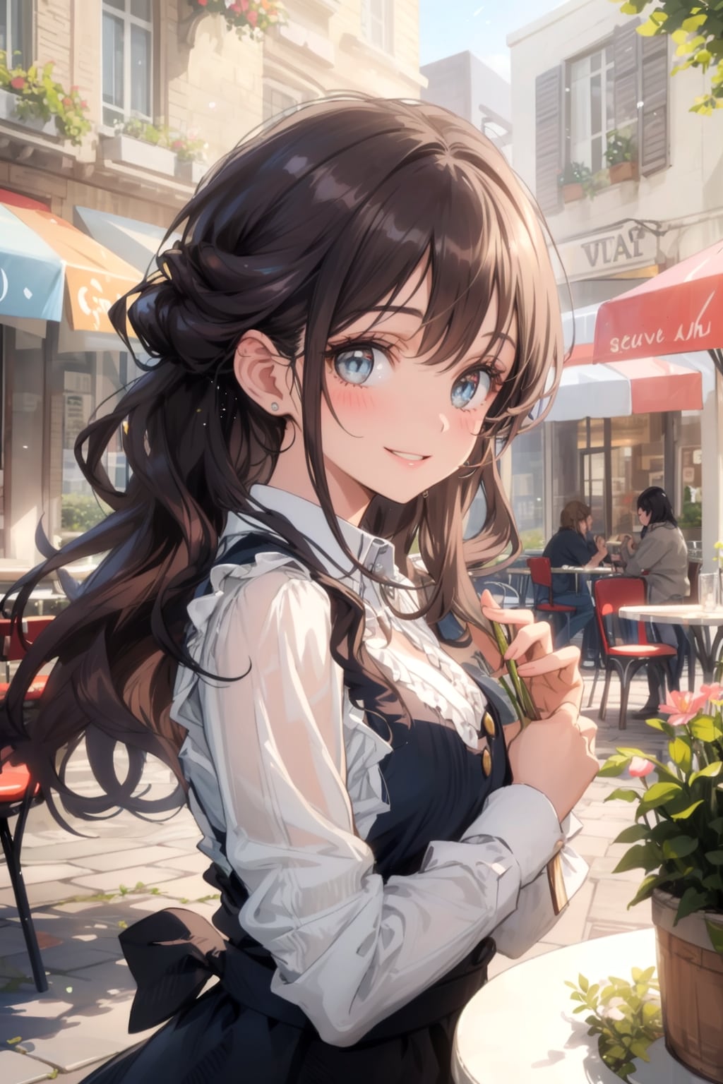 朝のカフェで過ごしませんか？ | の人気AIイラスト・グラビア