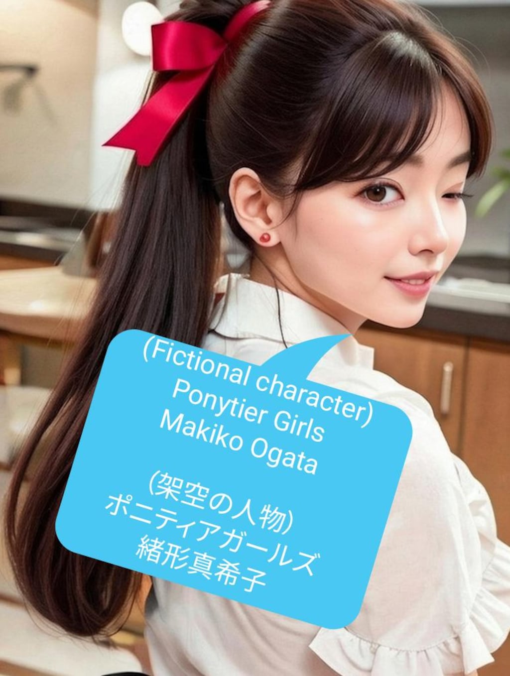 ポニティアガールズ・緒方真希子（架空の人物）