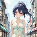 【撮影会】光に透ける、いちばん薄い秘密（街中） Z423 3枚目
