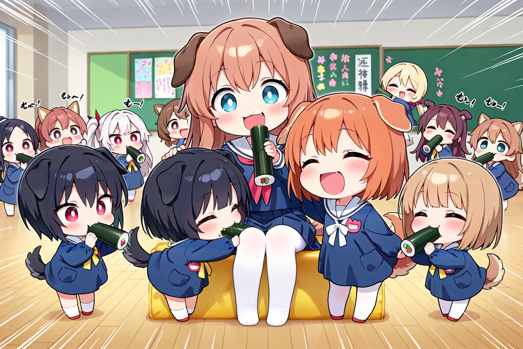 卒業式ごっこ！