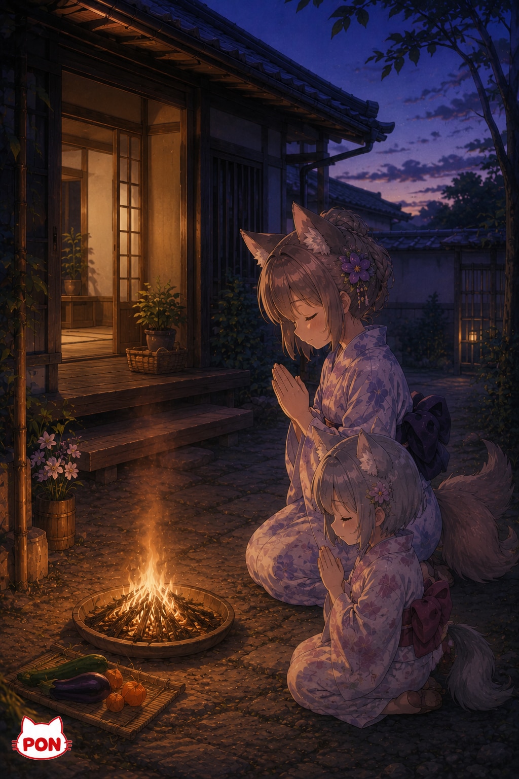 7月13日、迎え火