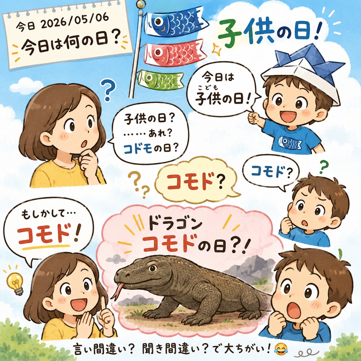 今日は2026/05/06子供の日でしょう、、､､,,、・, | の人気AIイラスト・グラビア