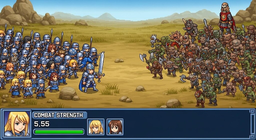 護衛部隊vs魔王軍 荒野の決戦