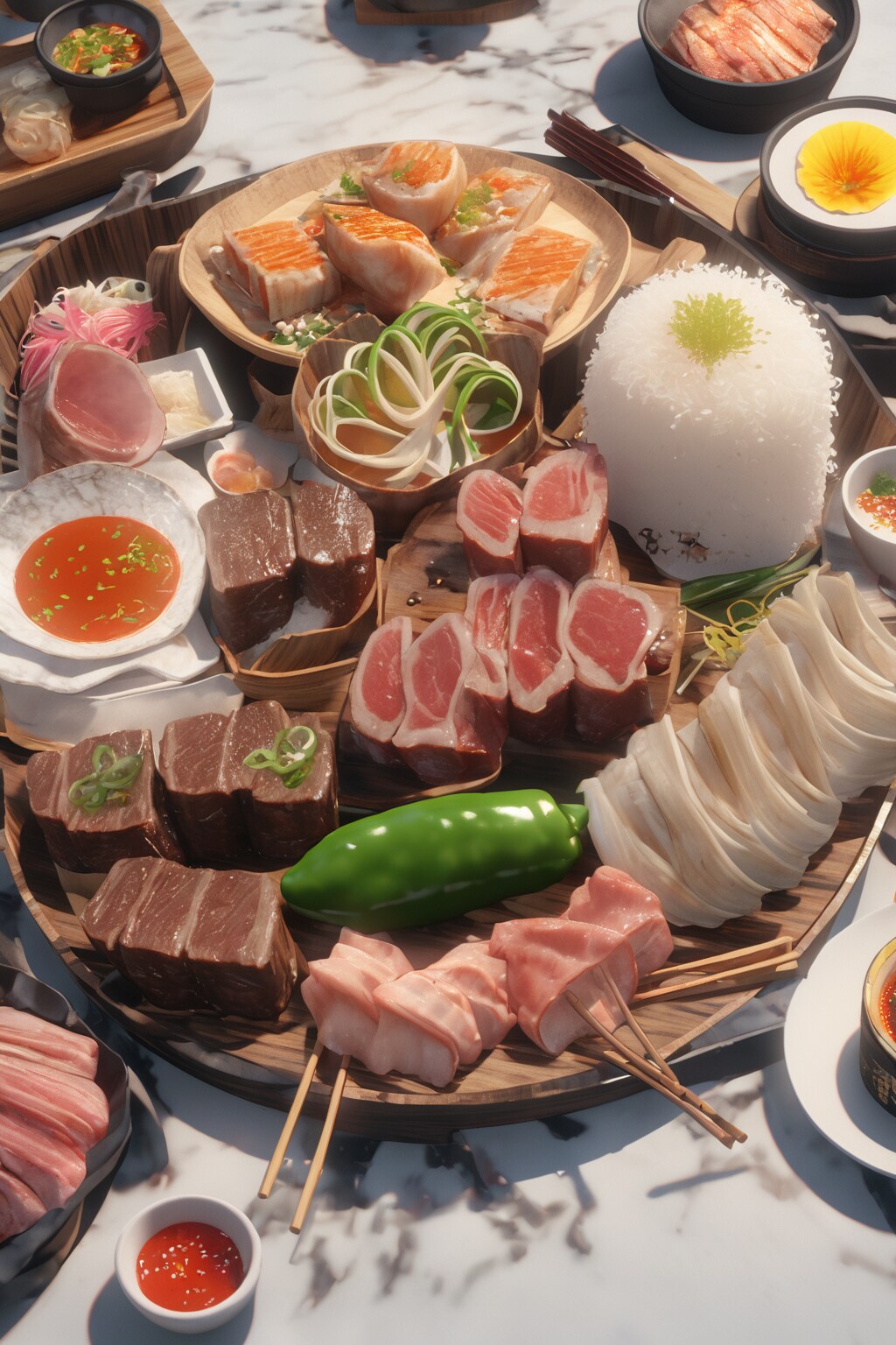 (⁠人⁠*⁠´⁠∀⁠｀⁠)⁠｡⁠*ﾟ⁠+皆大好き焼肉セット...飯テロ爆弾w