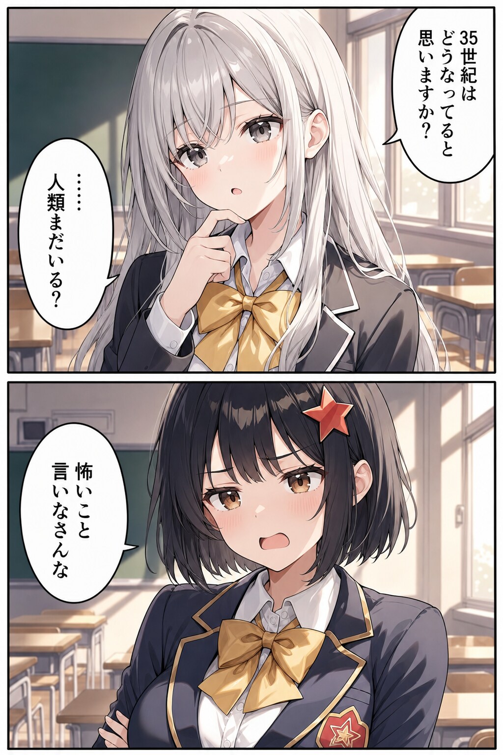 35世紀に想いを馳せる桃てゃ
