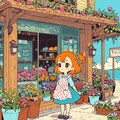 海辺の花屋 2枚目