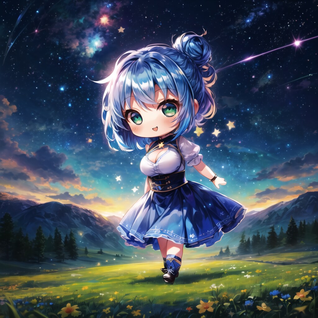 星の海を見上げる