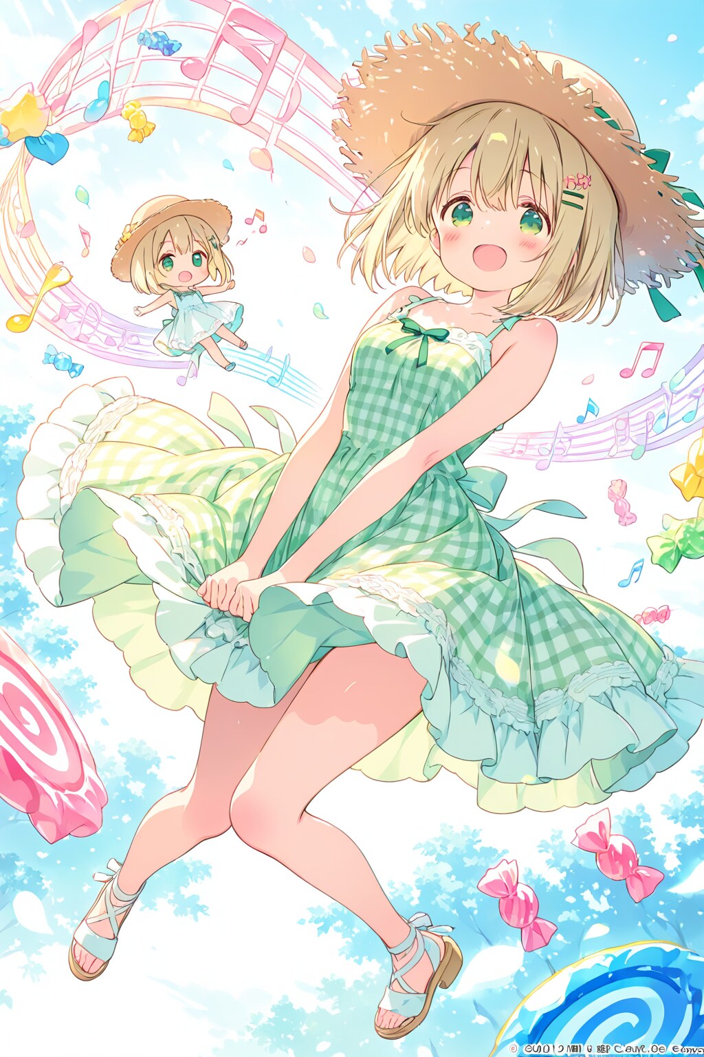 勝手にミュージックフェア♪みどりドレス