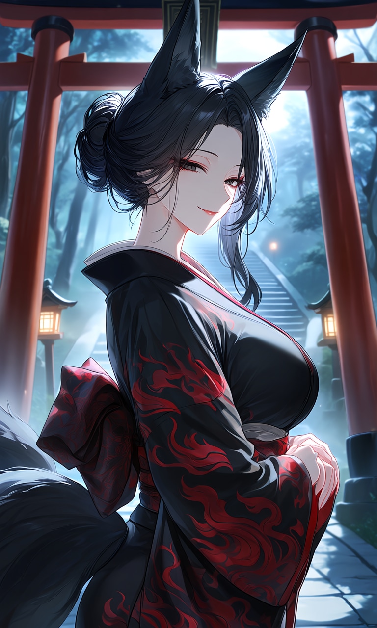 黒の日2 | の人気AIイラスト・グラビア