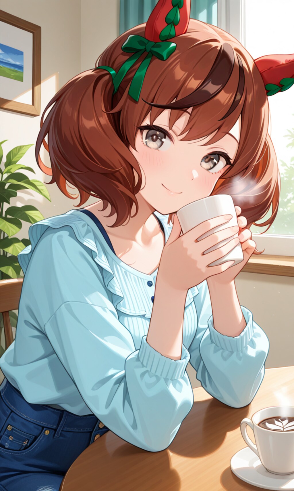 一息つくネイチャさん