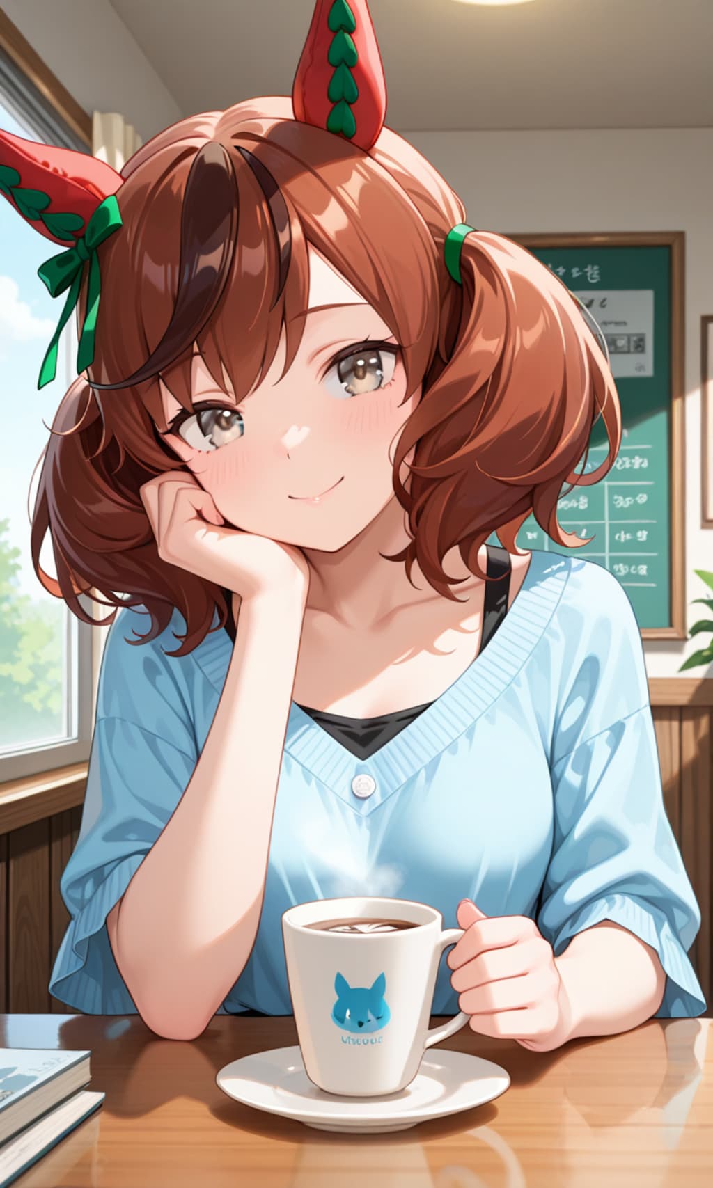 一息つくネイチャさん