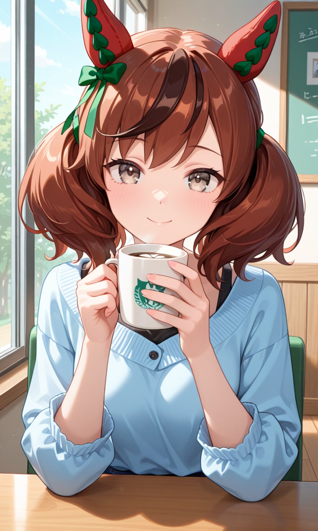 一息つくネイチャさん