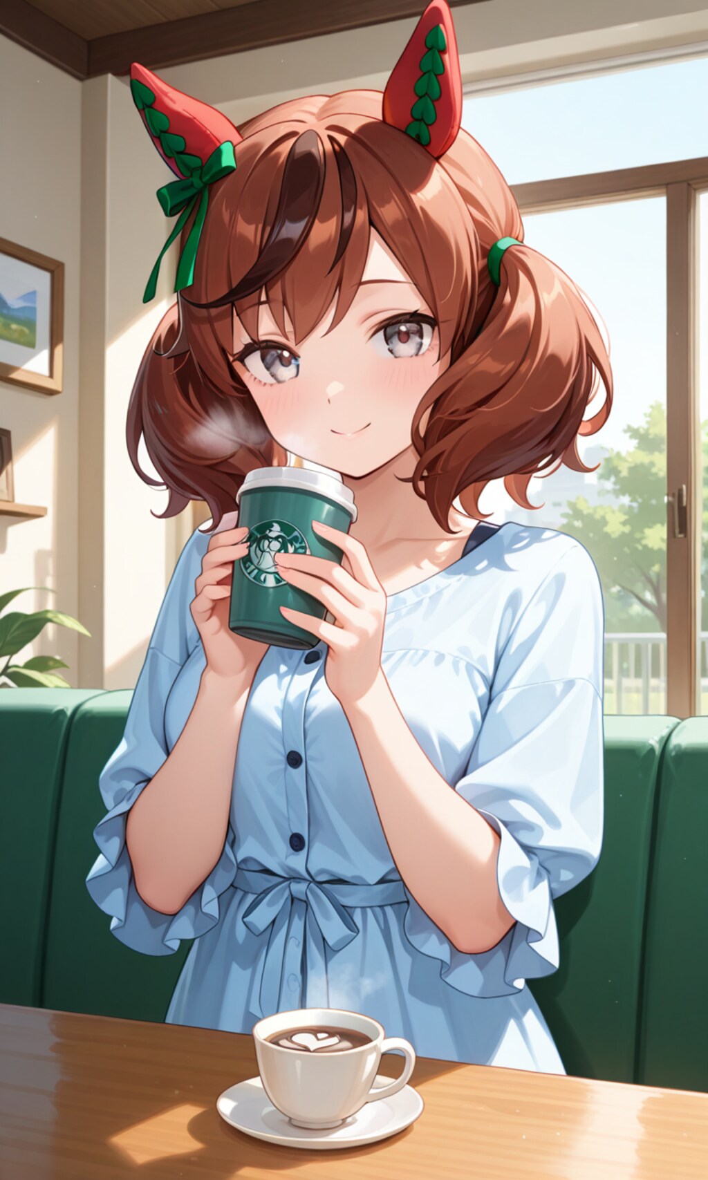 一息つくネイチャさん
