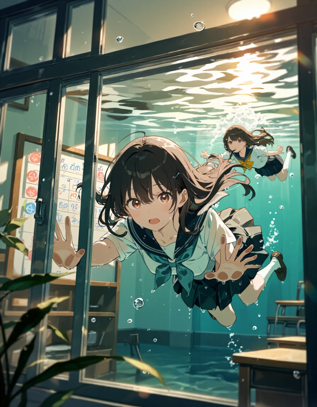 水没部屋から脱出するゲーム的なアレ