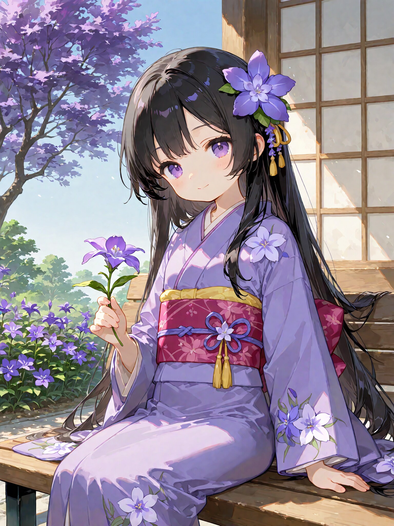 菖蒲ちゃんの菖蒲鑑賞