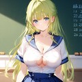 長原奏：セーラー服と数学編 2枚目