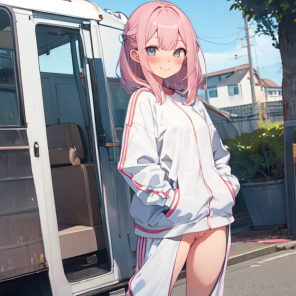 おまた空きジャージ