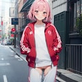 おまた空きジャージ 2枚目