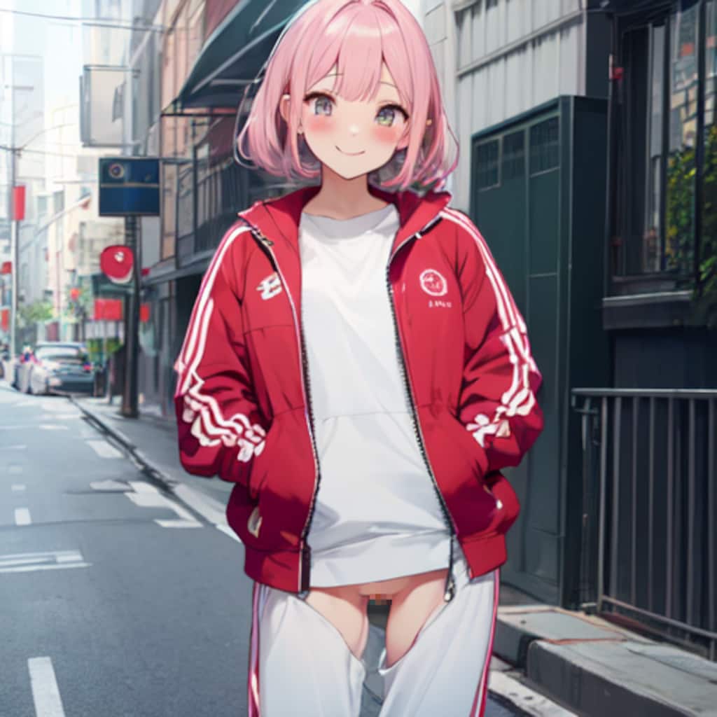 おまた空きジャージ