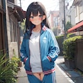 おまた空きジャージ 11枚目