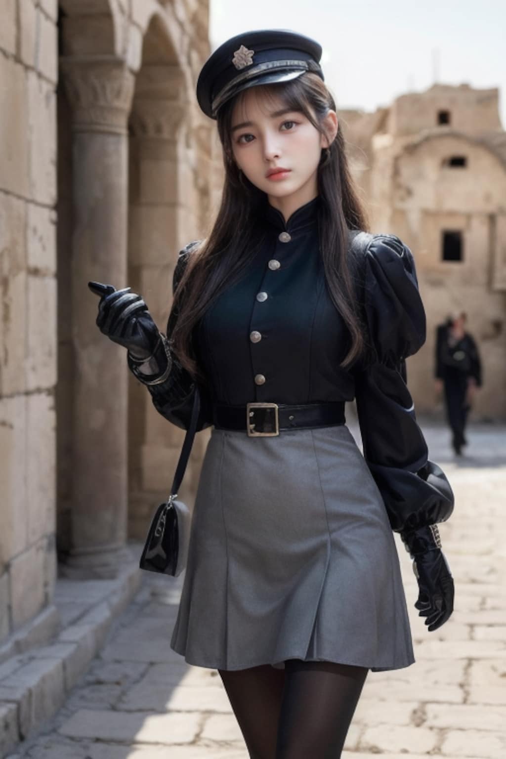 お散歩のおぱ将校