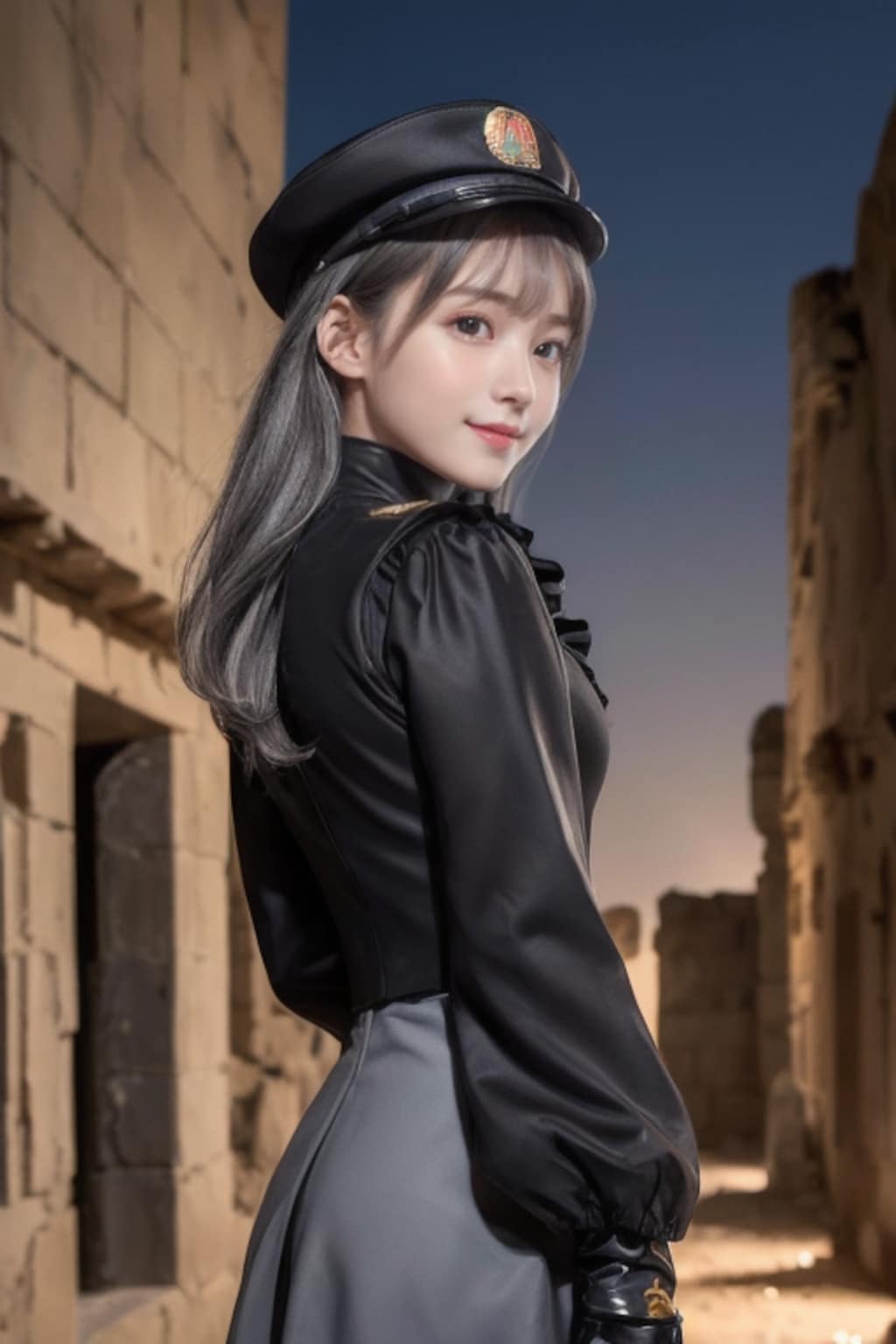 お散歩のおぱ将校