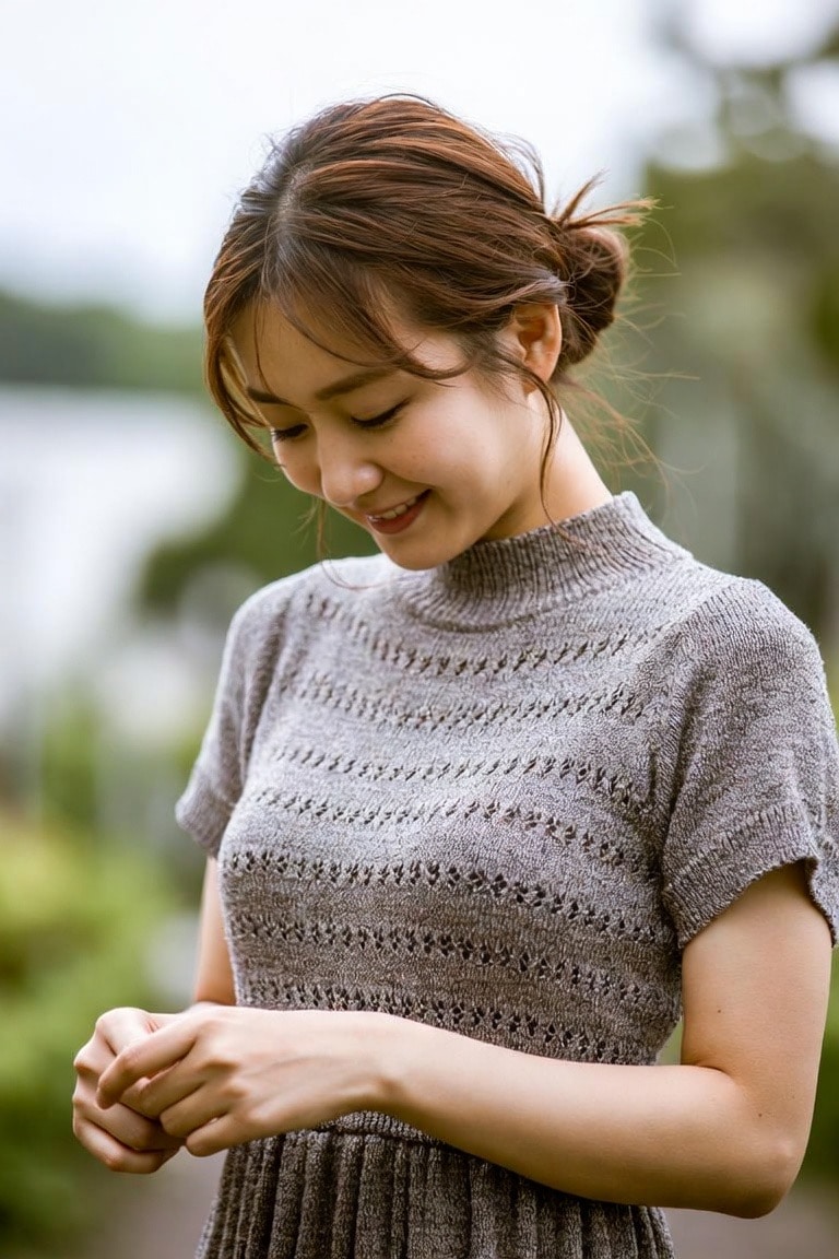 ニット美人