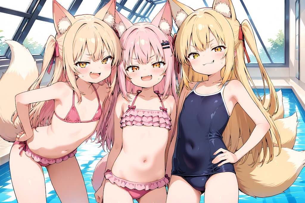 水着メスガキ