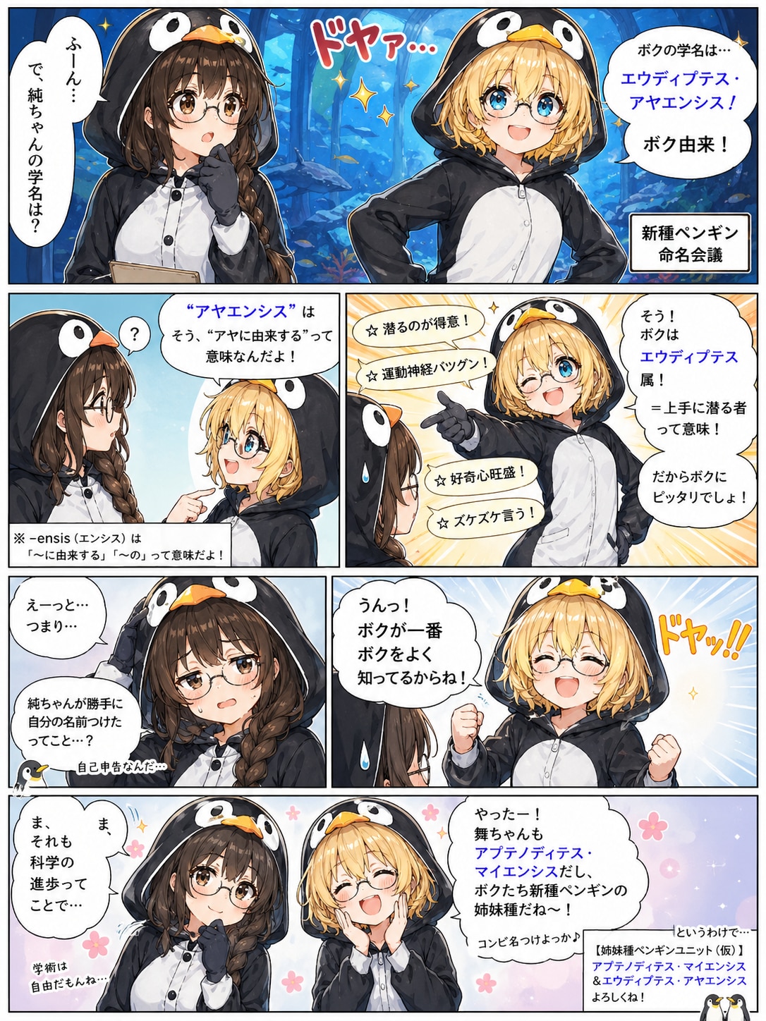 新種命名！エウディプテス・アヤエンシス！ | の人気AIイラスト・グラビア