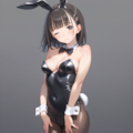 璃乃ちゃんでバニーガール 2枚目