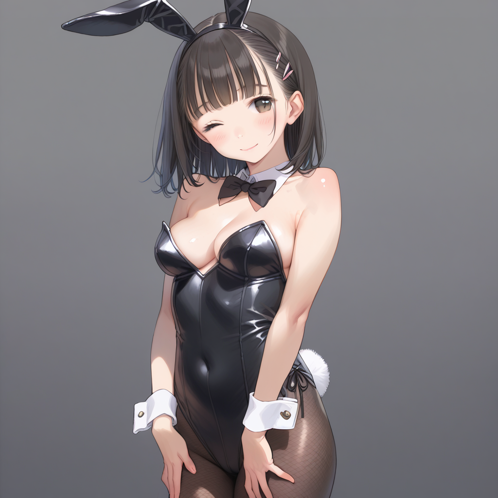 璃乃ちゃんでバニーガール