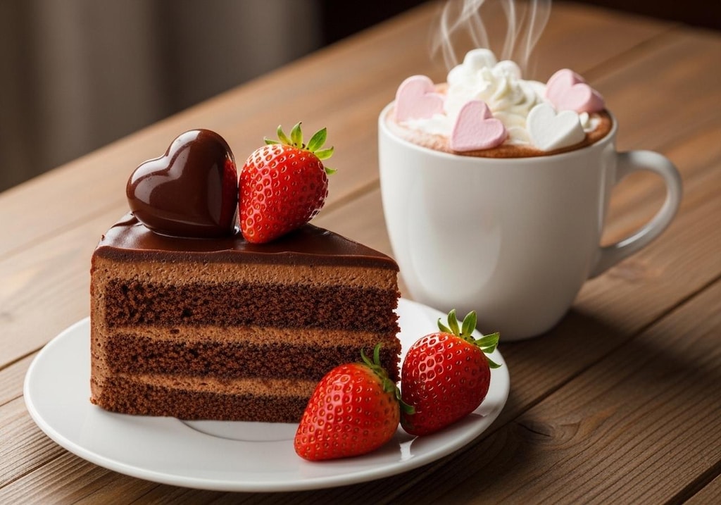 チョコレートとホットココア