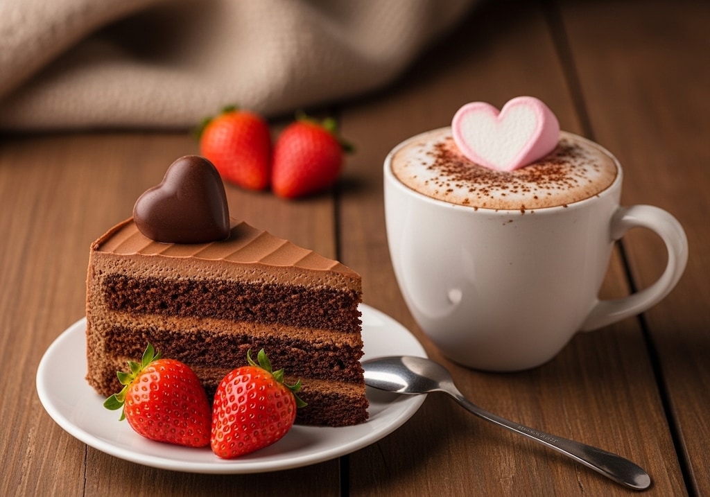 チョコレートとホットココア