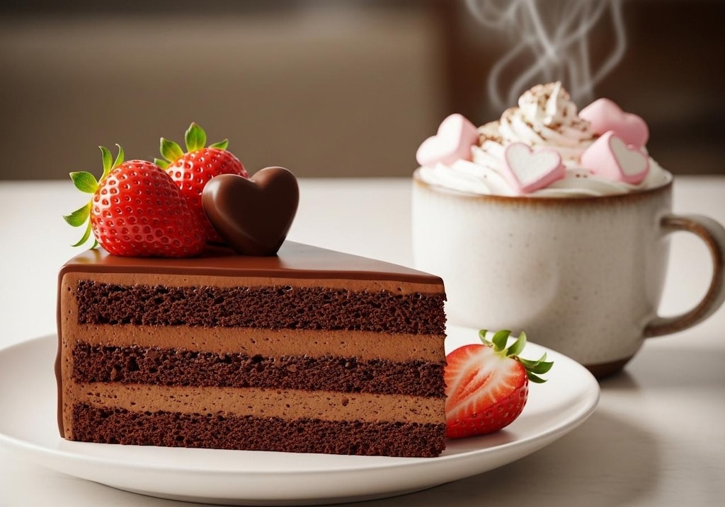 チョコレートとホットココア