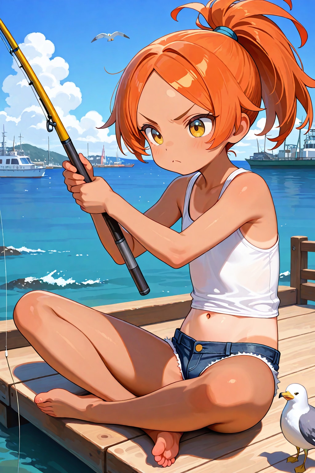 全然釣れない