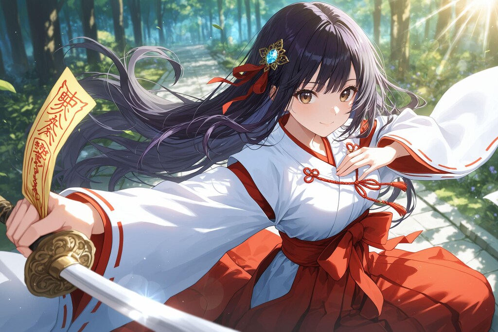 異世界神社の巫女さん