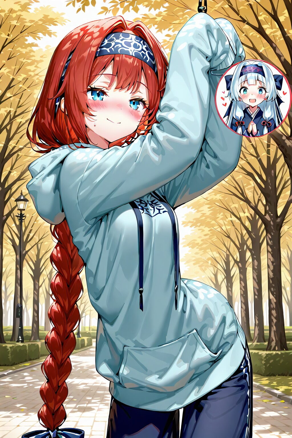 小織くんは萌え袖に便乗する